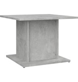 VidaXL Salontafel 55,5x55,5x40 cm spaanplaat betongrijs