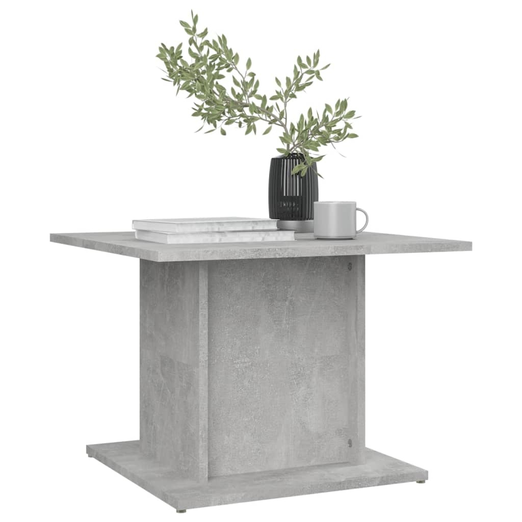 VidaXL Salontafel 55,5x55,5x40 cm spaanplaat betongrijs