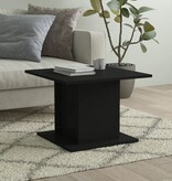 VidaXL Salontafel 55,5x55,5x40 cm spaanplaat zwart