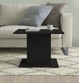 VidaXL Salontafel 55,5x55,5x40 cm spaanplaat zwart