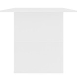 VidaXL Eettafel 180x90x76 cm spaanplaat wit