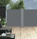 VidaXL Windscherm uittrekbaar 140x600 cm antraciet