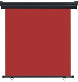 VidaXL Balkonscherm 160x250 cm rood