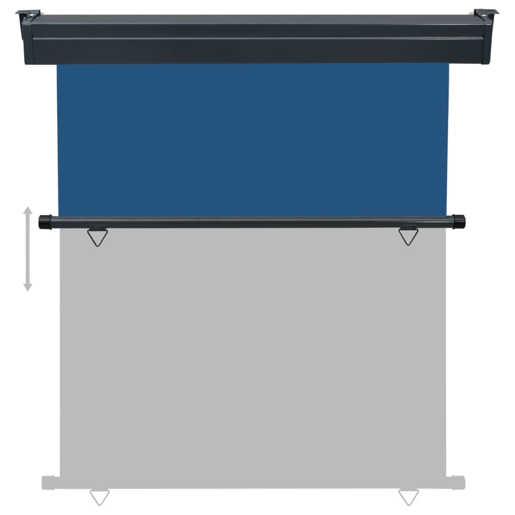 VidaXL Balkonscherm 160x250 cm blauw