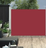 VidaXL Tuinscherm uittrekbaar 140x500 cm rood