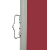 VidaXL Tuinscherm uittrekbaar 140x500 cm rood