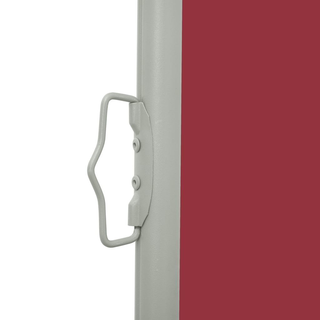 VidaXL Tuinscherm uittrekbaar 140x500 cm rood