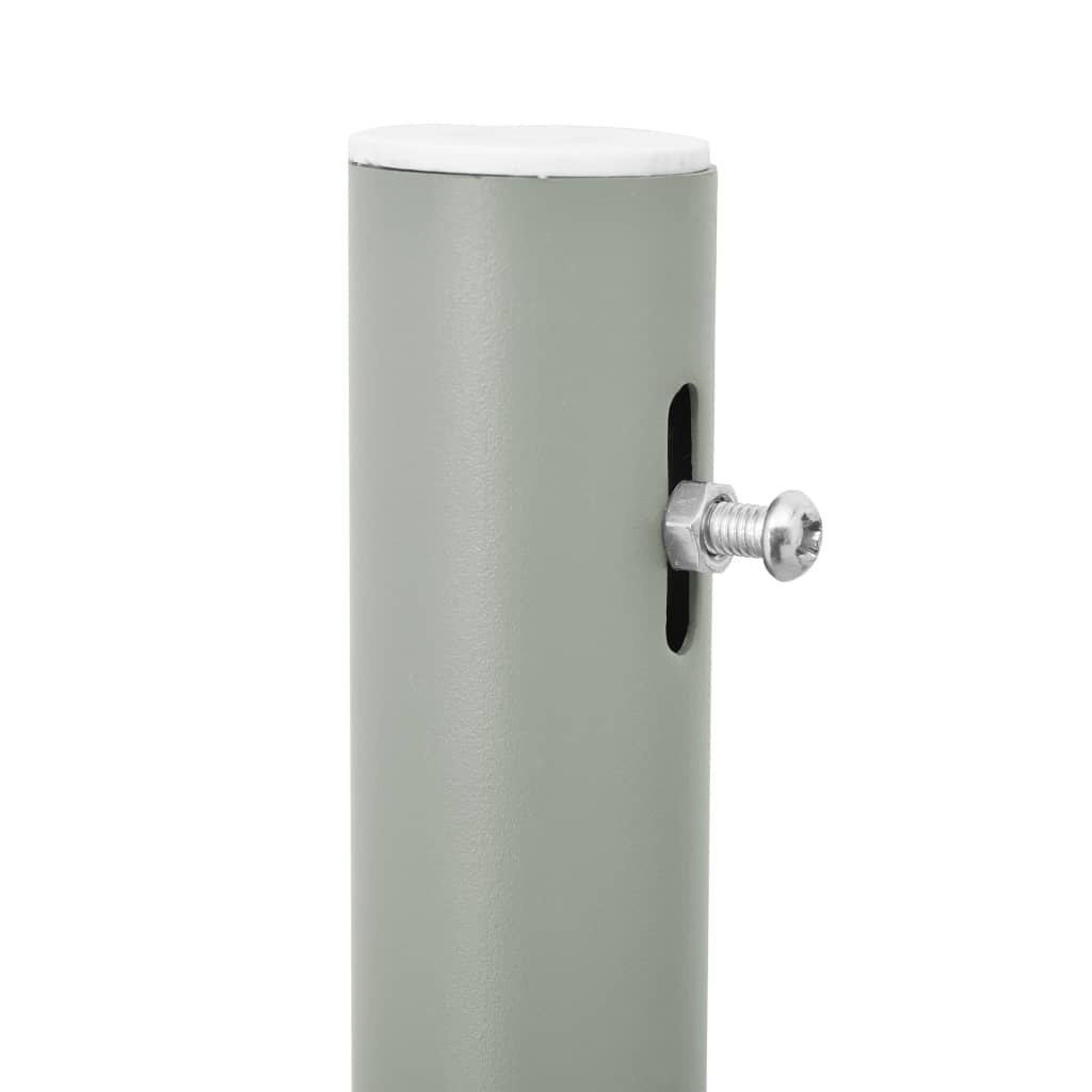 VidaXL Tuinscherm uittrekbaar 140x500 cm rood