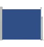 VidaXL Tuinscherm uittrekbaar 140x500 cm blauw