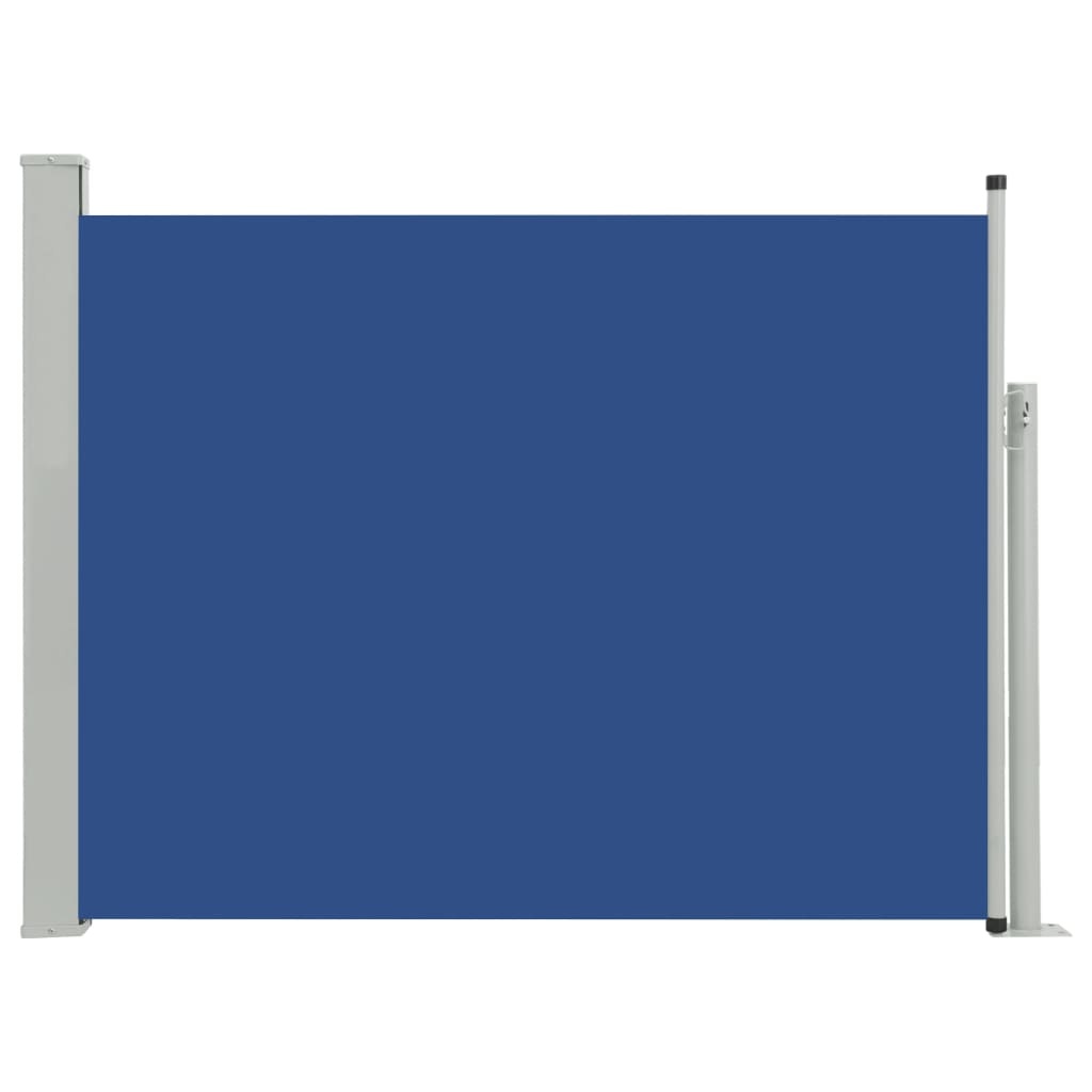 VidaXL Tuinscherm uittrekbaar 140x500 cm blauw