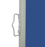 VidaXL Tuinscherm uittrekbaar 140x500 cm blauw