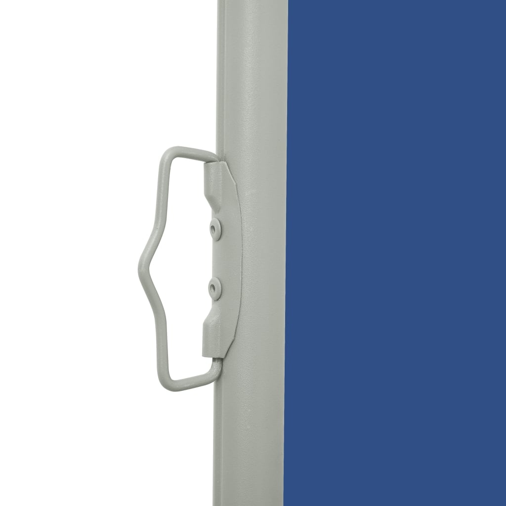 VidaXL Tuinscherm uittrekbaar 140x500 cm blauw