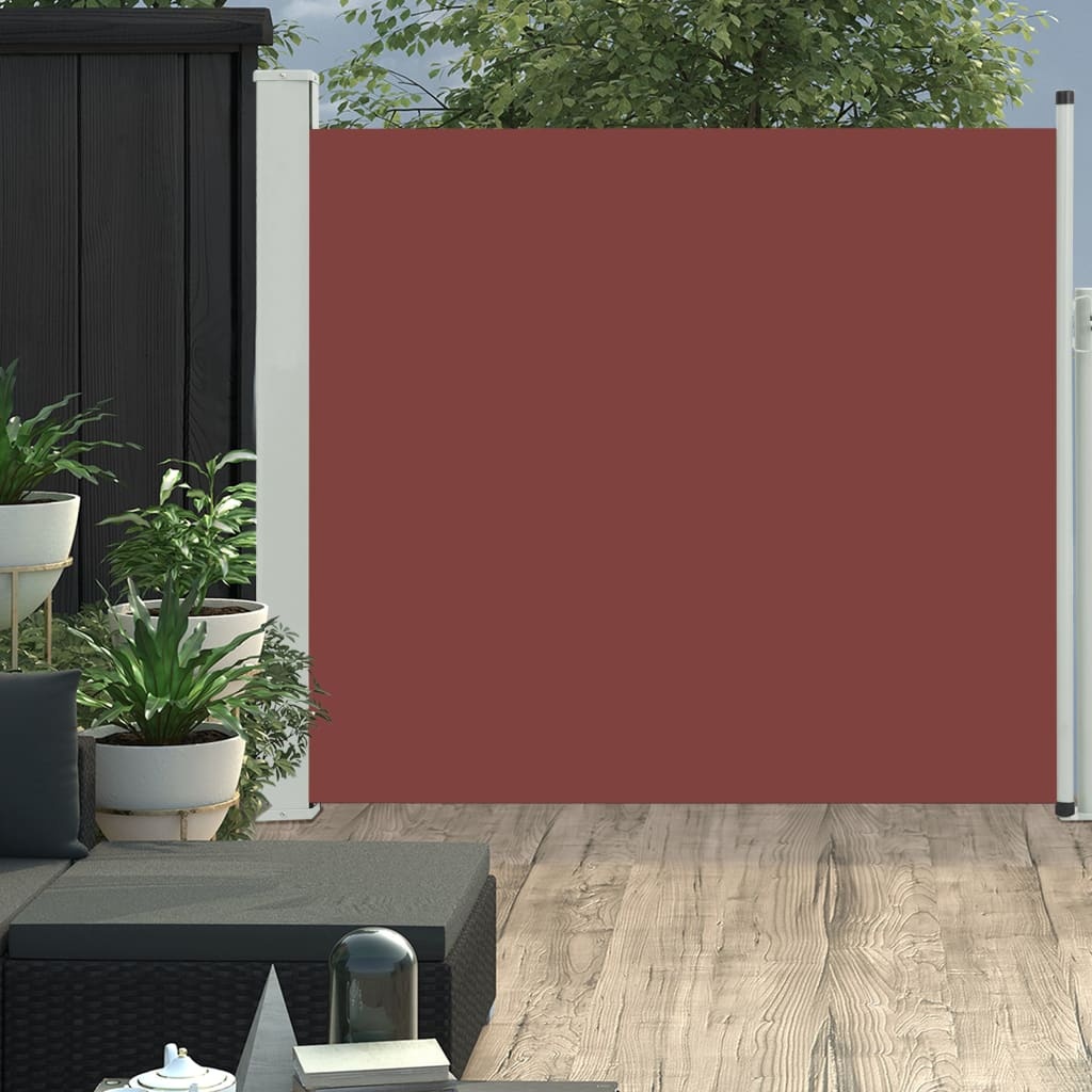 VidaXL Tuinscherm uittrekbaar 170x300 cm bruin