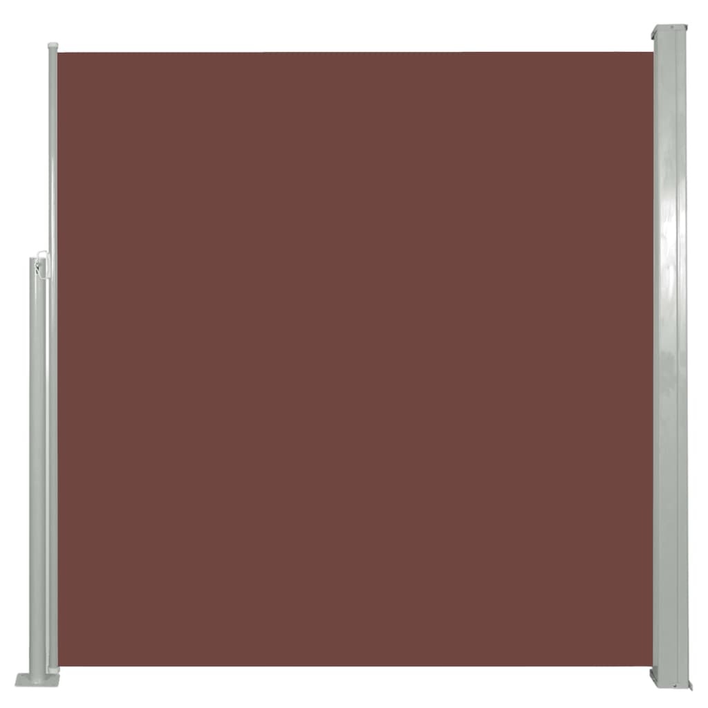 VidaXL Windscherm uittrekbaar 140x300 cm bruin