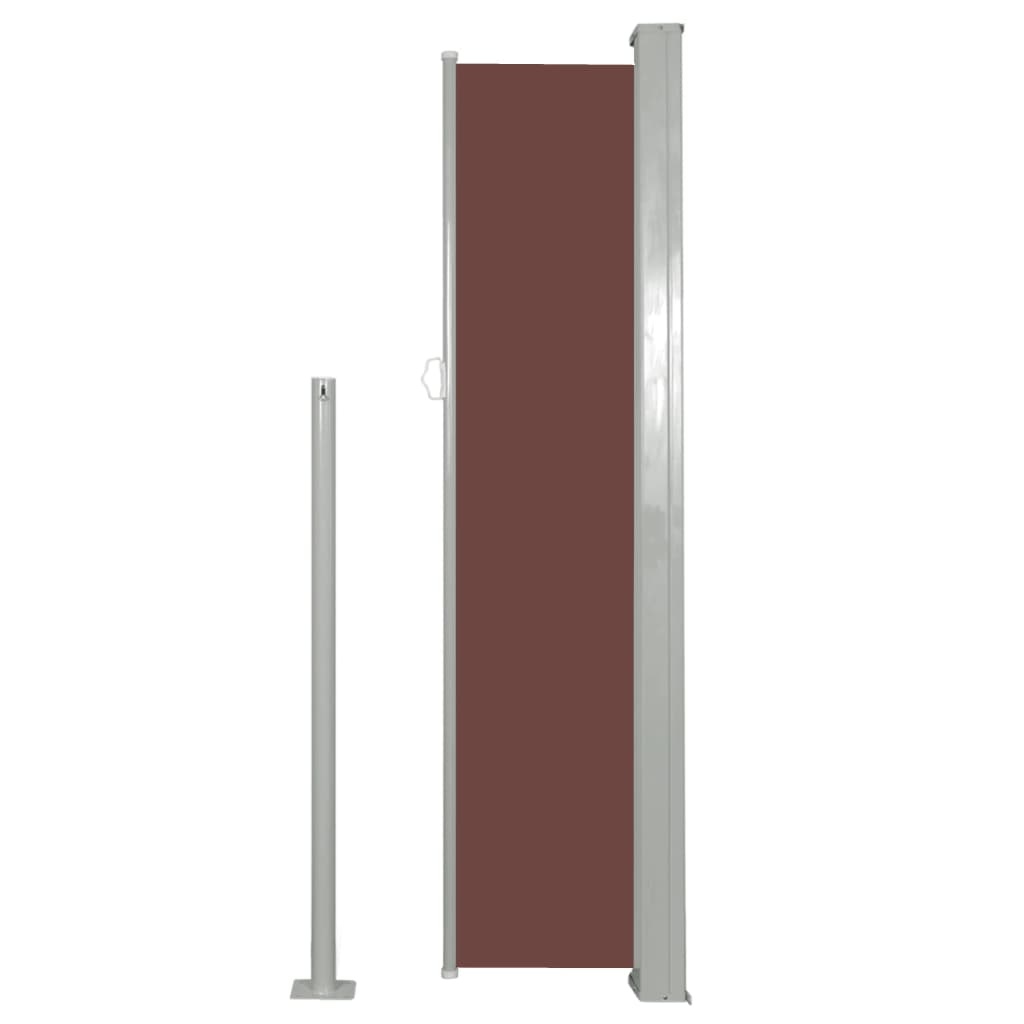 VidaXL Windscherm uittrekbaar 140x300 cm bruin