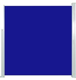 VidaXL Windscherm uittrekbaar 140x300 cm blauw