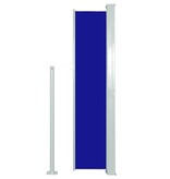VidaXL Windscherm uittrekbaar 140x300 cm blauw