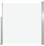 VidaXL Windscherm uittrekbaar 140x300 cm crèmekleurig