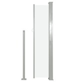 VidaXL Windscherm uittrekbaar 140x300 cm crèmekleurig