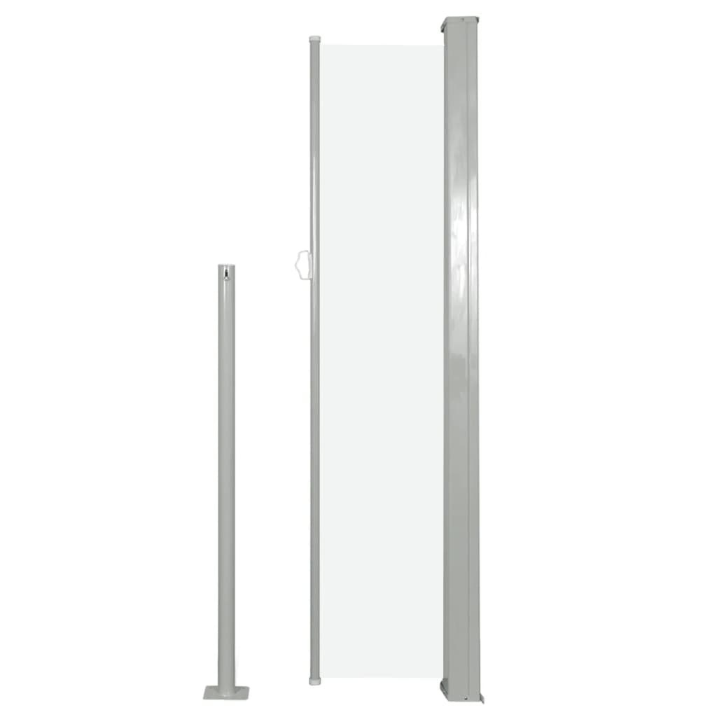 VidaXL Windscherm uittrekbaar 140x300 cm crèmekleurig