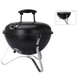 vidaXL Kogelbarbecue 37 cm zwart