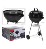 vidaXL Barbecue bolvormig zwart