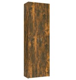 vidaXL Kantoorkast 60x32x190 cm bewerkt hout gerookt eikenkleurig