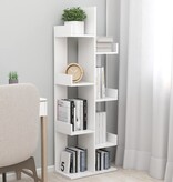 vidaXL Boekenkast 48x25,5x140 cm spaanplaat wit