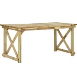 VidaXL Tuintafel 160x79x75 cm hout