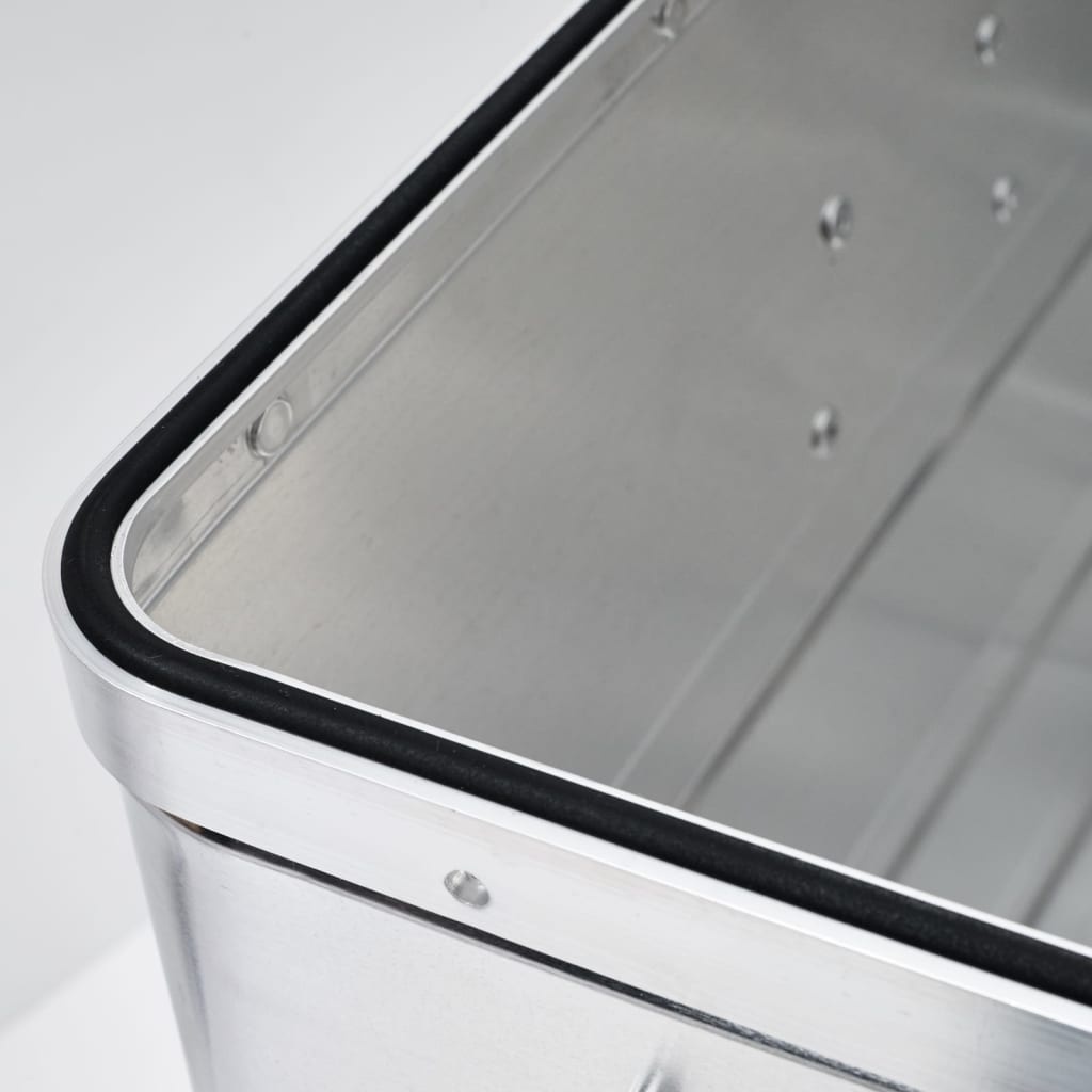 vidaXL Opbergbox COMFORT 6 L aluminium