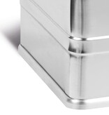 vidaXL Opbergbox COMFORT 30 L aluminium