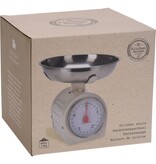 VidaXL Keukenweegschaal 5 kg metaal