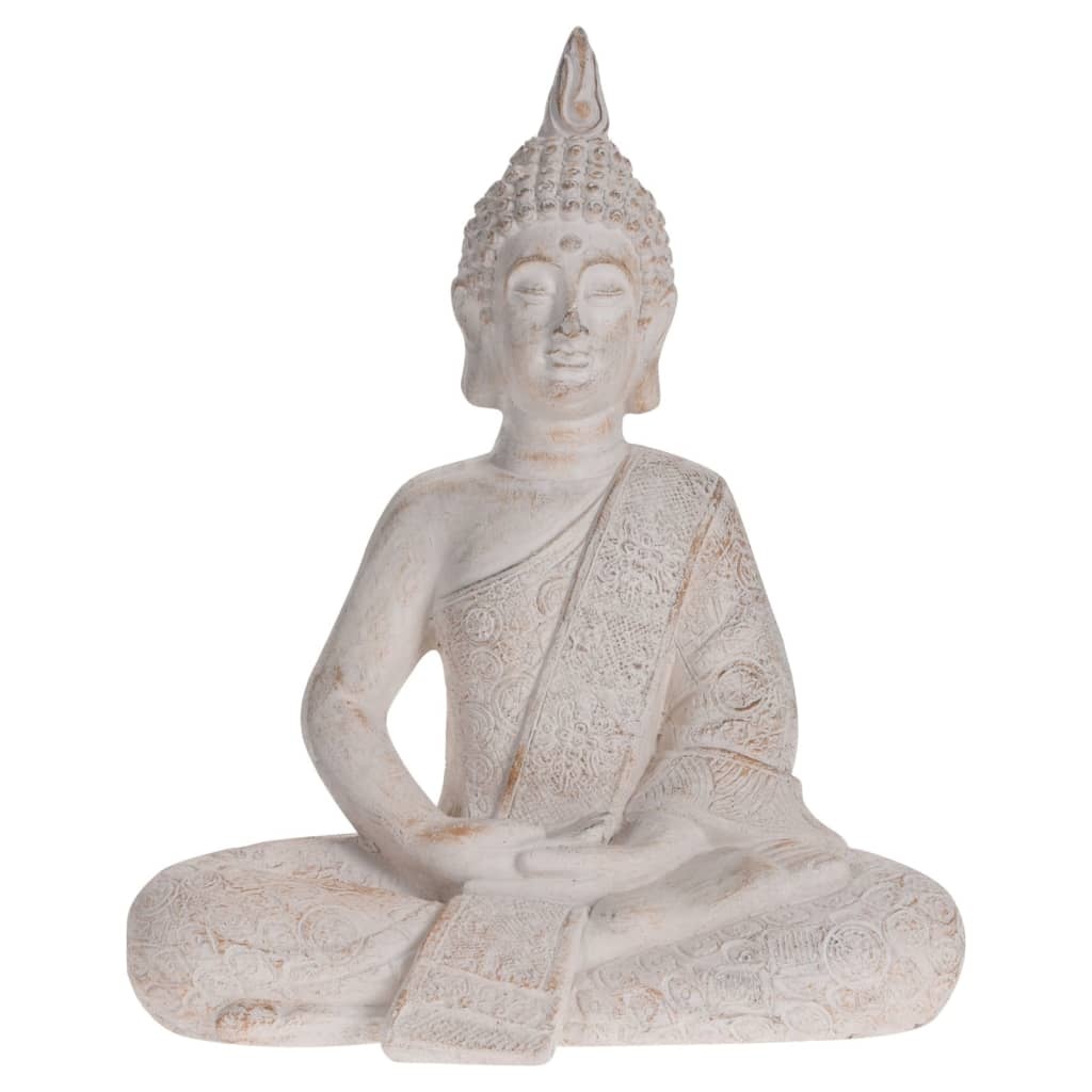 vidaXL Boeddha zittend 29,5x17x37 cm