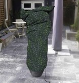 vidaXL Plantenhoes groot 150x250 cm zwarte en groene print