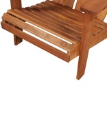 vidaXL Adirondack tuinstoel met voetensteun massief acaciahout