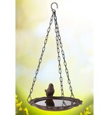 vidaXL Vogelbad hangend 20,5 cm bruin