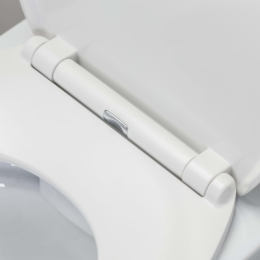 vidaXL Toiletbril Blade wit