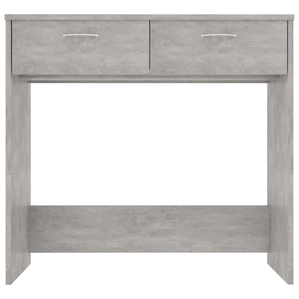 Bureau 80x40x75 cm bewerkt hout betongrijs