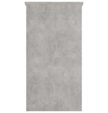 Bureau 80x40x75 cm bewerkt hout betongrijs