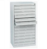 Metalen tekeningladekast A3 met 13 laden