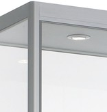 ABC Kantoormeubelen Wandvitrine met gehard glas