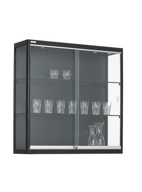 ABC Kantoormeubelen Wandvitrine met gehard glas