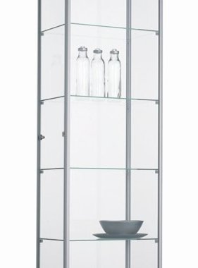 Glazen vitrinekast 200x60x40