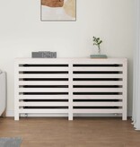 Radiatorombouw 153x19x84 cm massief grenenhout wit