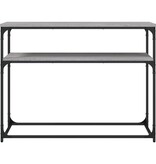 VidaXL Wandtafel 100x35,5x75 cm bewerkt hout grijs sonoma eikenkleurig