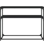VidaXL Wandtafel 100x35,5x75 cm bewerkt hout zwart