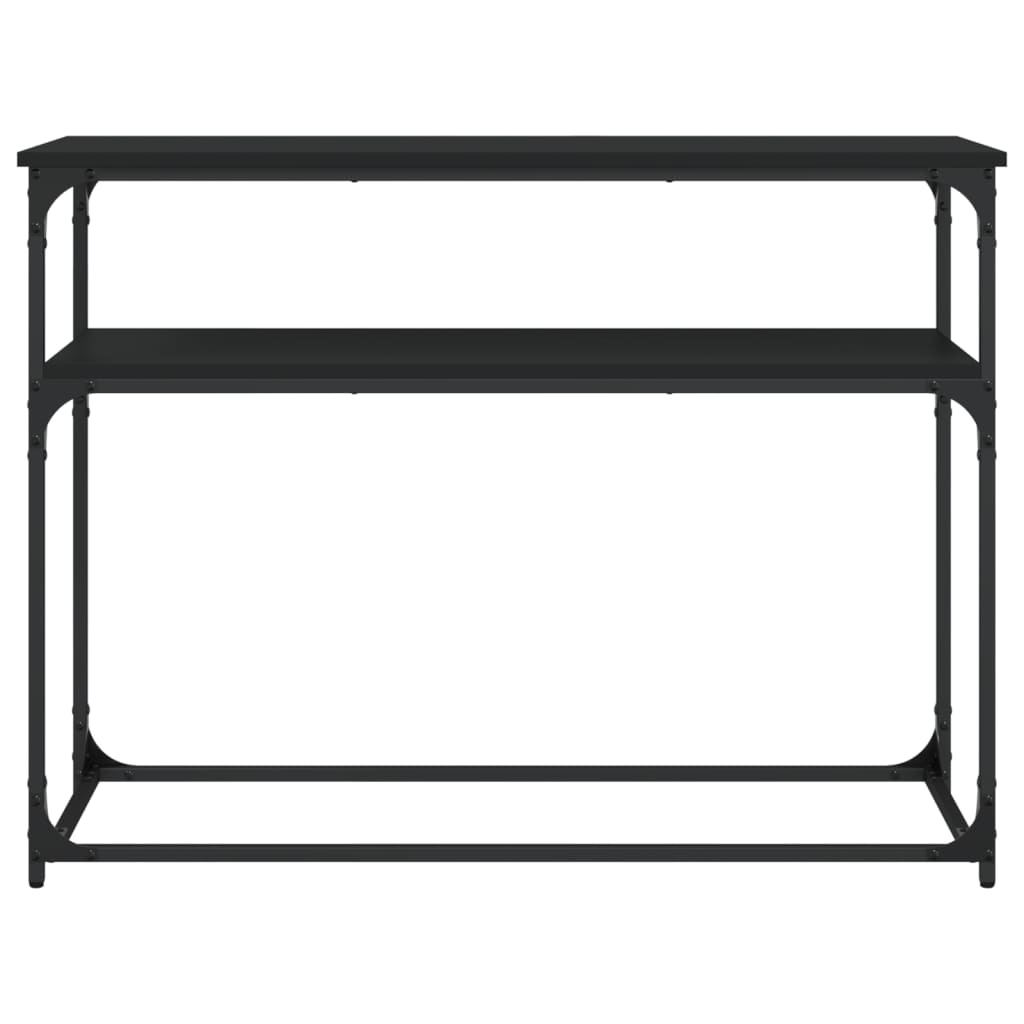 VidaXL Wandtafel 100x35,5x75 cm bewerkt hout zwart