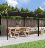 vidaXL Pergola met uitschuifbaar dak 589x292x230 antracietkleurig