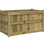 VidaXL Plantenbak 90x50x50 cm geïmpregneerd grenenhout