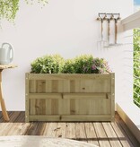VidaXL Plantenbak 90x50x50 cm geïmpregneerd grenenhout